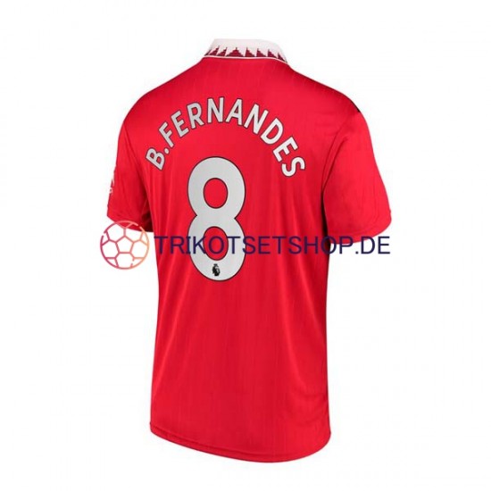 Manchester United Bruno Fernandes 8 2022-2023 Herren Trikot Heim Kurzarm