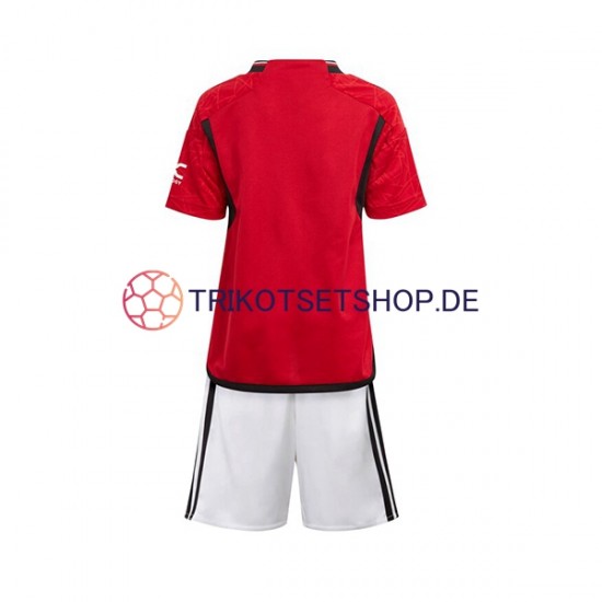 Manchester United 2023-2024 Kinder Trikotset Heim Kurzarm
