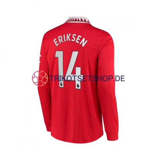 Manchester United Christian Eriksen 14 2022-2023 Herren Trikot Heim Langarm