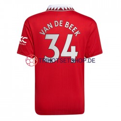 Manchester United Donny van de Beek 34 2022-2023 Herren Trikot Heim Kurzarm