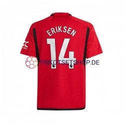 Manchester United Eriksen 14 2023-2024 Herren Trikot Heim Kurzarm