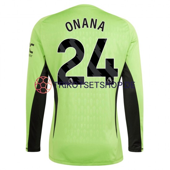 Manchester United Andre Onana 24 2023-2024 Torwart Herren Trikot Heim Langarm