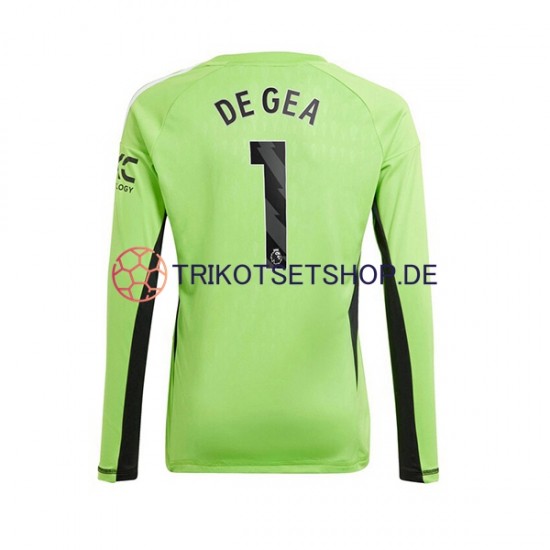 Manchester United De Gea 1 2023-2024 Torwart Herren Trikot Heim Langarm