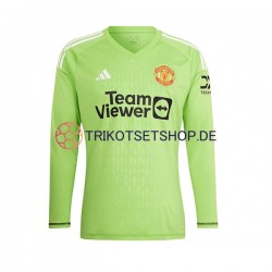 Manchester United 2023-2024 Torwart Herren Trikot Heim Langarm