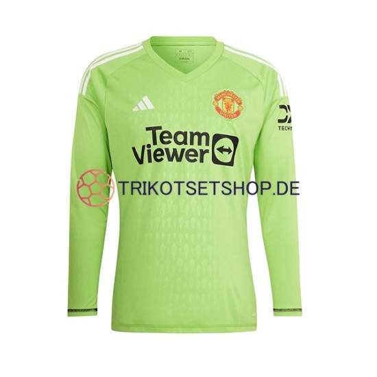 Manchester United 2023-2024 Torwart Herren Trikot Heim Langarm