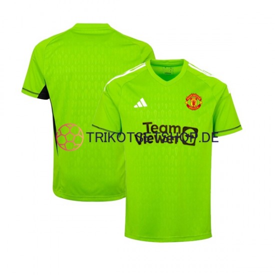 Manchester United 2023-2024 Torwart Herren Trikot Heim Kurzarm