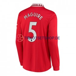 Manchester United Harry Maguire 5 2022-2023 Herren Trikot Heim Langarm