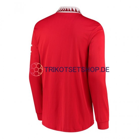 Manchester United 2022-2023 Herren Trikot Heim Langarm