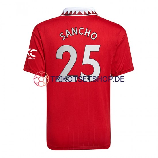 Manchester United Jadon Sancho 25 2022-2023 Herren Trikot Heim Kurzarm