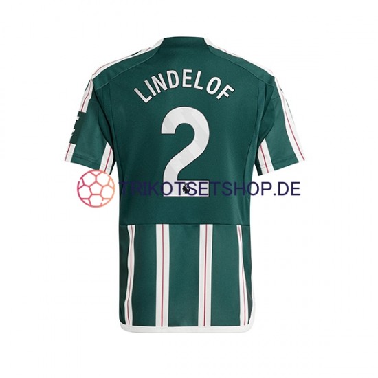 Manchester United Lindelof 2 2023-2024 Herren Trikot Auswärts Kurzarm