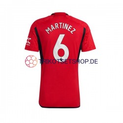 Manchester United Lisandro Martinez 6 2023-2024 Herren Trikot Heim Kurzarm