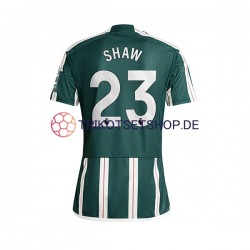 Manchester United Luke Shaw 23 2023-2024 Herren Trikot Auswärts Kurzarm