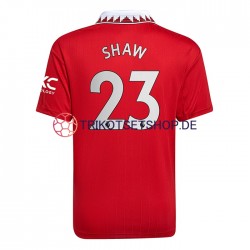 Manchester United Luke Shaw 23 2022-2023 Herren Trikot Heim Kurzarm