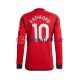 Manchester United Marcus Rashford 10 2023-2024 Herren Trikot Heim Langarm