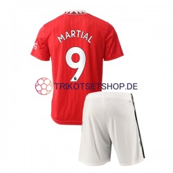 Manchester United Martial 9 2022-2023 Kinder Trikotset Heim Kurzarm