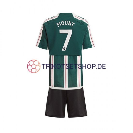 Manchester United Mount 7 2023-2024 Kinder Trikotset Auswärts Kurzarm