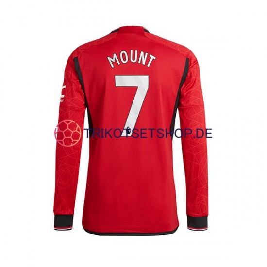 Manchester United Mount 7 2023-2024 Herren Trikot Heim Langarm