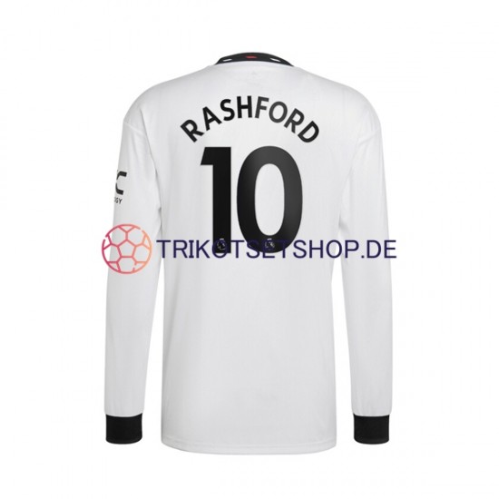 Manchester United Rashford 10 2022-2023 Herren Trikot Auswärts Langarm