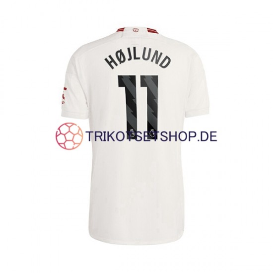 Manchester United Rasmus Hojlund 11 2023-2024 Herren Trikot Ausweich Kurzarm