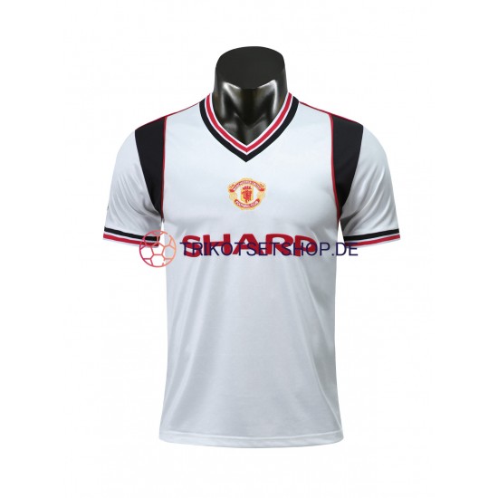 Manchester United Retro 1985 Herren Trikot Auswärts Kurzarm