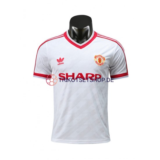 Manchester United Retro 1986 Herren Trikot Auswärts Kurzarm