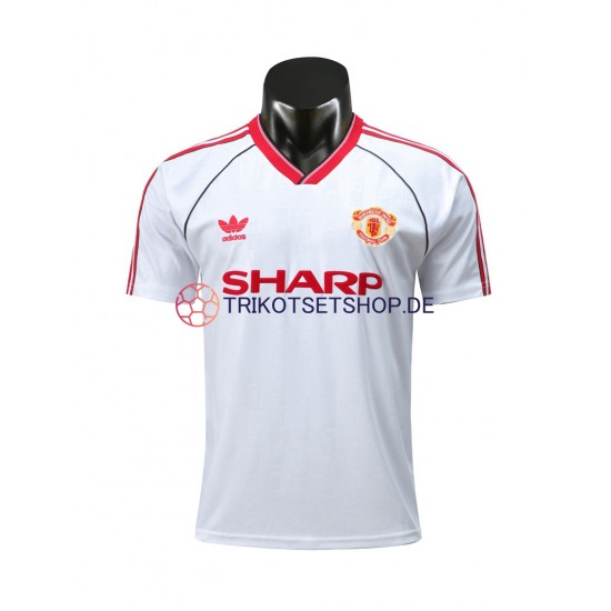 Manchester United Retro 1988 Herren Trikot Auswärts Kurzarm