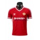 Manchester United Retro 1986 Herren Trikot Heim Kurzarm
