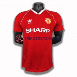 Manchester United Retro 1988 Herren Trikot Heim Kurzarm