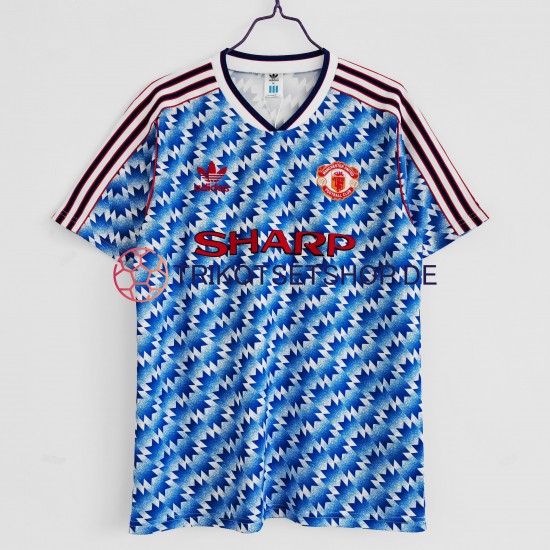 Manchester United Retro 1992 Herren Trikot Heim Kurzarm