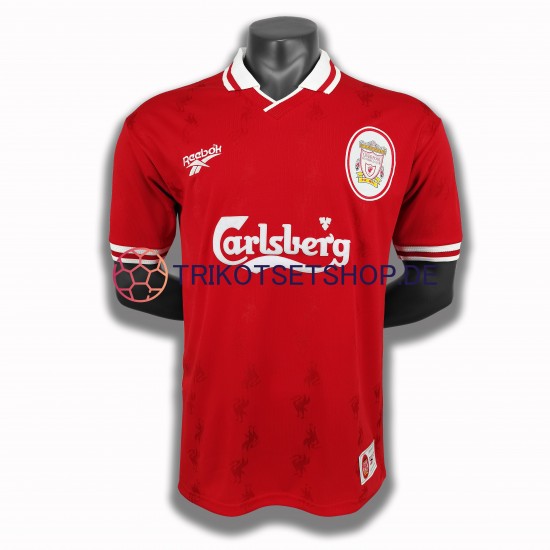 Manchester United Retro 1996-1997 Herren Trikot Heim Kurzarm
