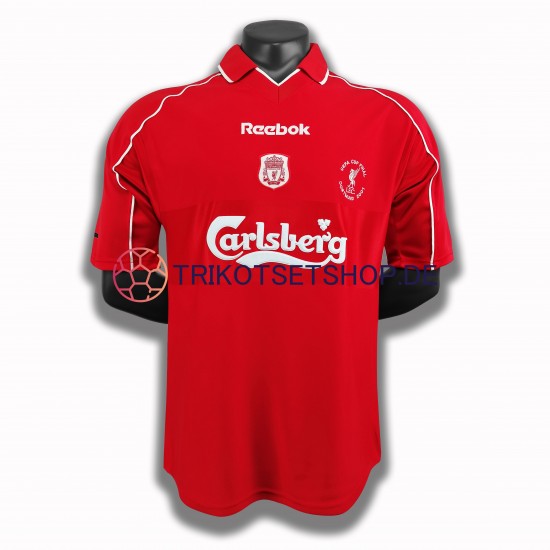 Manchester United Retro 2000-2001 Herren Trikot Heim Kurzarm