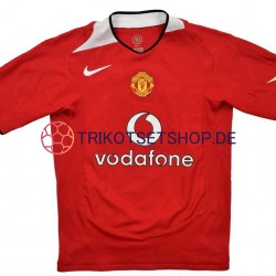 Manchester United Retro 2004-2006 Herren Trikot Heim Kurzarm