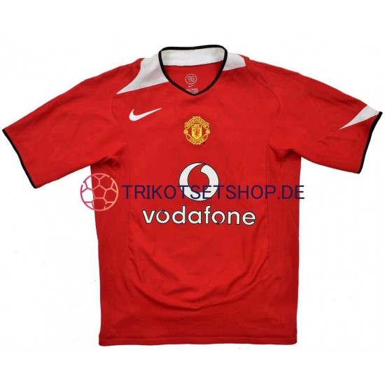 Manchester United Retro 2004-2006 Herren Trikot Heim Kurzarm
