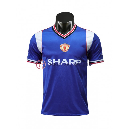 Manchester United Retro 1985 Herren Trikot Ausweich Kurzarm