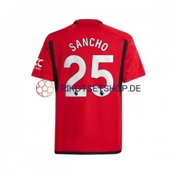 Manchester United Sancho 25 2023-2024 Herren Trikot Heim Kurzarm