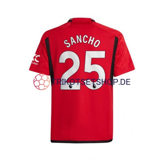 Manchester United Sancho 25 2023-2024 Herren Trikot Heim Kurzarm