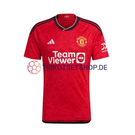 Manchester United Sancho 25 2023-2024 Herren Trikot Heim Kurzarm