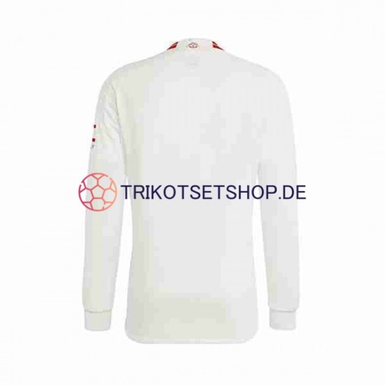 Manchester United 2023-2024 Herren Trikot Ausweich Langarm