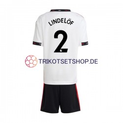 Manchester United Victor Lindelof 2 2022-2023 Kinder Trikotset Auswärts Kurzarm
