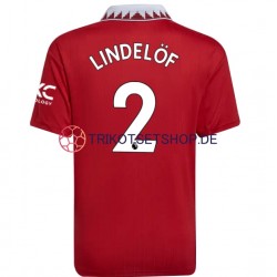 Manchester United Victor Lindelof 2 2022-2023 Herren Trikot Heim Kurzarm