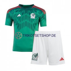 Mexiko World Cup 2022 Kinder Trikotset Heim Kurzarm