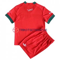 Marokko World Cup 2022 Kinder Trikotset Heim Kurzarm
