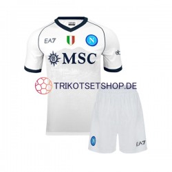 SSC Neapel 2023-2024 Kinder Trikotset Auswärts Kurzarm