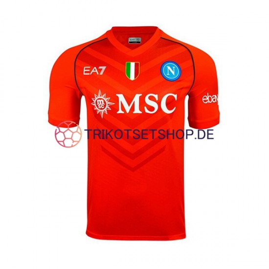 SSC Neapel 2023-2024 Torwart Herren Trikot Heim Kurzarm
