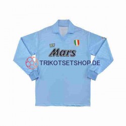 SSC Neapel Retro 1990 1991 Herren Trikot Heim Langarm