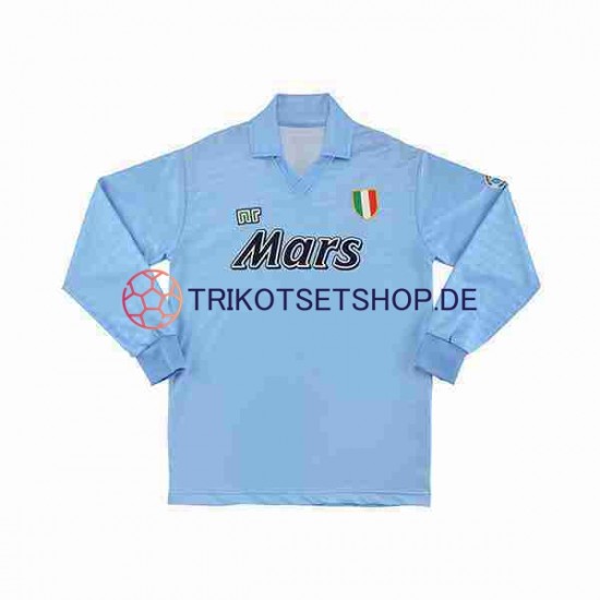 SSC Neapel Retro 1990 1991 Herren Trikot Heim Langarm