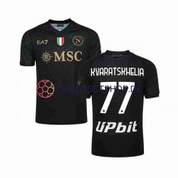 SSC Neapel KVARATSKHELIA 77 2023-2024 Herren Trikot Ausweich Kurzarm