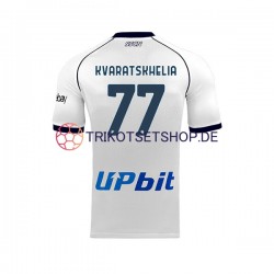 SSC Neapel Khvicha Kvaratskhelia 77 2023-2024 Herren Trikot Auswärts Kurzarm