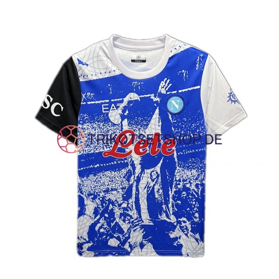 SSC Neapel Maradona Champions Special Edition 2023 Herren Trikot Heim Kurzarm