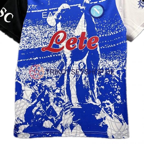 SSC Neapel Maradona Champions Special Edition 2023 Herren Trikot Heim Kurzarm
